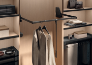 Гардеробный лифт-пантограф CONERO 985-1168 мм 12 кг черный Hafele